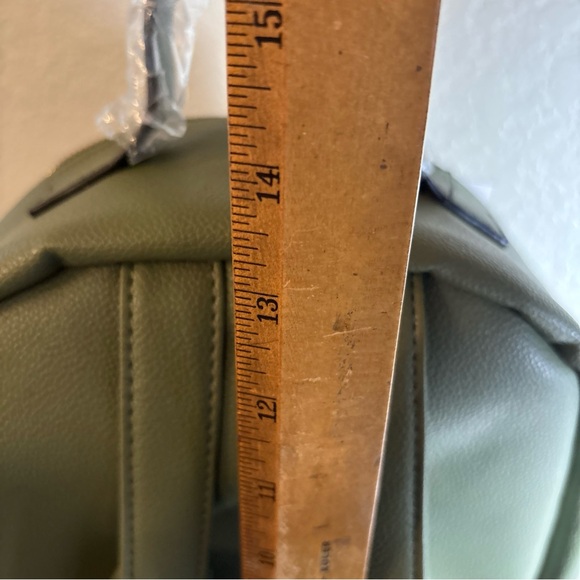 London Fog Sage Backpack with Gold Details - Picture 6 of 8